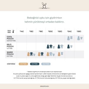 ErgoPouch Organik Pamuklu Patikli Pijama Tulumu 1.0 TOG Rose | Bebek Uyku Tulumu