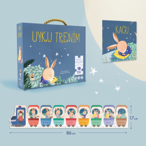 Kagu - Uyku Trenim 18 Parça Puzzle ve Kitap