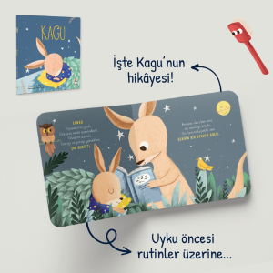 Kagu - Uyku Trenim 18 Parça Puzzle ve Kitap
