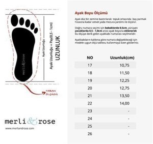 Merli&Rose Deri Babet Patik | Kırmızı