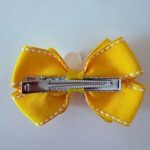 Papatya Figürlü Sarı Fiyonk Çocuk Pens Toka