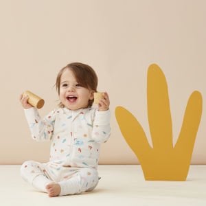 ErgoPouch Organik Pamuklu Patikli Pijama Tulumu 1.0 TOG Desert Bloom | Bebek Uyku Tulumu