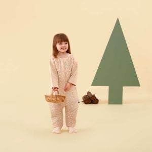 ErgoPouch Organik Pamuklu Patikli Pijama Tulumu 2.5 TOG Golden | Bebek Uyku Tulumu
