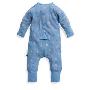 ErgoPouch Organik Pamuklu Patikli Pijama Tulumu 0.2 TOG Petite Pretzel | Bebek Uyku Tulumu