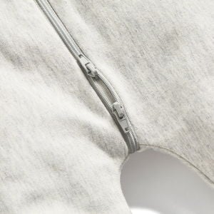 ErgoPouch Organik Pamuklu Patikli Kolsuz Pijama Tulumu 0.2 TOG Grey Marle | Bebek Uyku Tulumu