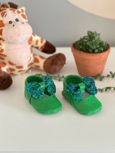 Shine Serisi Yeşil Bebek Babet