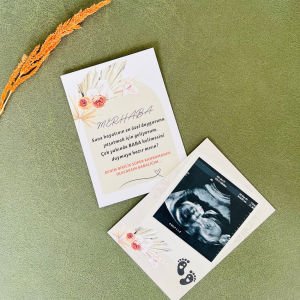 Baba Oluyorsun Bebek Müjde Kartı – En Özel Duygu