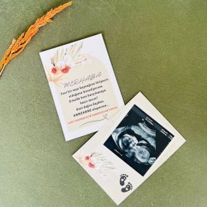 Anneanne Oluyorsun Bebek Müjde Kartı – Neşe Kaynağı