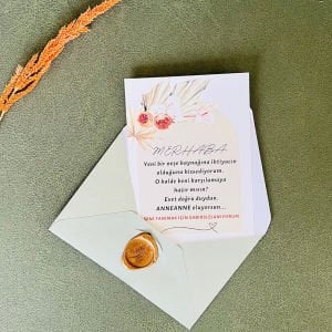 Anneanne Oluyorsun Bebek Müjde Kartı – Neşe Kaynağı