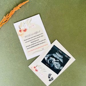 Babaanne Oluyorsun Bebek Müjde Kartı – Can Parçası