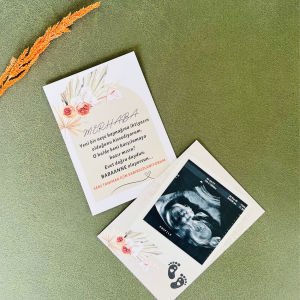 Babaanne Oluyorsun Bebek Müjde Kartı – Neşe Kaynağı