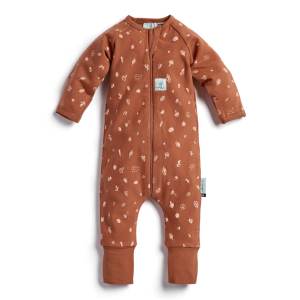ErgoPouch Organik Pamuklu Patikli Pijama Tulumu 1.0 TOG Acorn | Bebek Uyku Tulumu