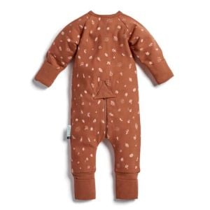 ErgoPouch Organik Pamuklu Patikli Pijama Tulumu 1.0 TOG Acorn | Bebek Uyku Tulumu