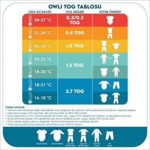 Owli Uyku Tulumu 2.7 TOG Sheep | Kışlık Bebek Uyku Tulumu